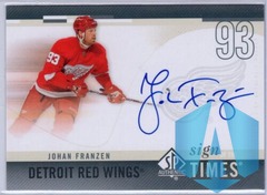 2010-11 SP Authentic Sign Of The Times SOTT #SOTJF Johan Franzen