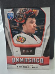 2009-10 UD Be a Player Unmasked 351/499 Cristobal Huet #GU17 Blackhawks