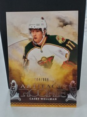 2010-11 Upper Deck Artifacts Rookie 704/999 Casey Wellman #129