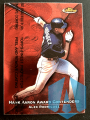 1999 Finest Aaron Award Contenders #HA7 Alex Rodriguez - Seattle Mariners