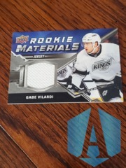 2020-21 Upper Deck Series 2 Rookie Materials Jersey #RM-GV Gabe Vilardi Kings