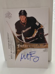 2009-10 SP Authentic Auto Future Watch 701/999 Matt Beleskey #229 Ducks