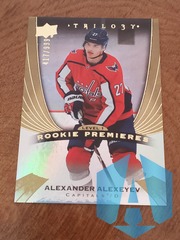 2020-21 UD Trilogy Rookie Premieres Level 1 Alexander Alexeyev #62 417/999