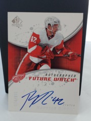 2008-09 SP Authentic Auto Future Watch 374/999 Mattias Ritola #220 Red Wings