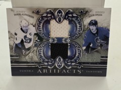 2010-11 Upper Deck Artifacts Silver 49/75 Daniel Alfredsson Jason Spezza #TT2-OTT Dual Jerseys