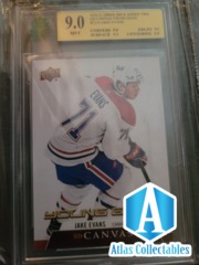 2020-21 UD Young Guns Canvas Jake Evans C224 - MNT 9.0 GRADED