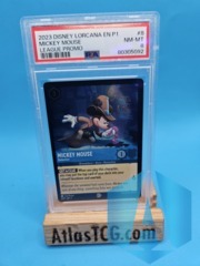 Mickey Mouse Detective League Promo Foil Disney Lorcana - PSA 8 MINT