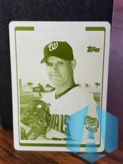 2006 Topps Actual Yellow Printing Plate #320 Rick Short 1 of 1 One-of-a-Kind Collectible