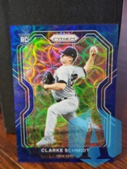 2021 Panini Prizm Clarke Schmidt #75 Blue Scope Prizm 03/35 New York