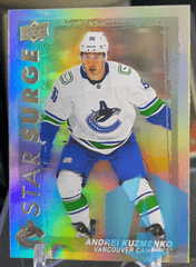 2023-24 Upper Deck Star Surge Andrei Kuzmenko #SS-18 Vancouver Canucks