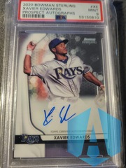 2020 Bowman Sterling Prospect Auto Xavier Edwards #BSPA-XE PSA 9 MINT Auto