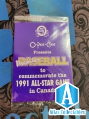 1991- All-Star Game- O-Pee-Chee Premier Pack Booster Sealed