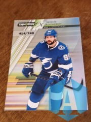 2020-21 UD Synergy FX #FX-14 Nikita Kucherov 414/749 Tampa Bay Lightning