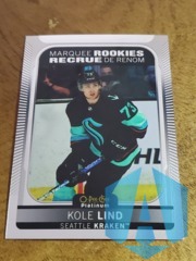 2021-22 Upper Deck O-Pee-Chee Platinum Marquee Rookies #228 Kole Lind