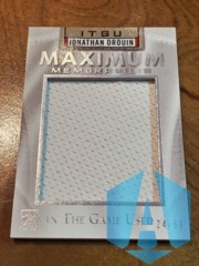 2014-15 ITGU Maximum Memorabilia 24/50 Jonathan Drouin #MM-JD1 Rookie RC