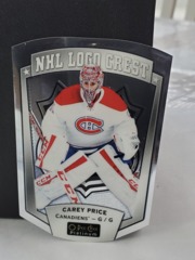 2016-17 O-Pee-Chee Platinum NHL Logo Crest Die Cut #NHLLD-15 Carey Price