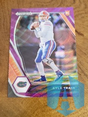 2021 Prizm Draft Picks Kyle Trask RC Purple Wave Prizm #109 Gators - Buccaneers