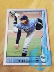 2021 Topps Big League Rainbow Foil 109/199 Tyler Glasnow #124 Rays
