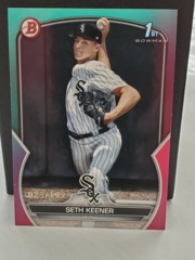 2023 1st Bowman Draft #BD-94 Seth Keener Aqua Pink Gradient 023/199 Sox