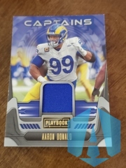 2022 Panini Playbook Captains Patch Aaron Donald #C-4