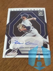 2022 Donruss Optic Elite Series Jake Cousins #ESS-JC RC Auto Milwaukee Brewers