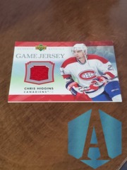 2007-08 Upper Deck Game Jersey Series 1 Chris Higgins #J-CH