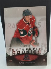 2010-11 SP Game Used Edition Authentic Rookies 383/699 Nate Prosser #122