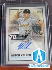 2021 Topps Mitch Keller Pirates 70 Years Of Baseball Auto #70YA-MK