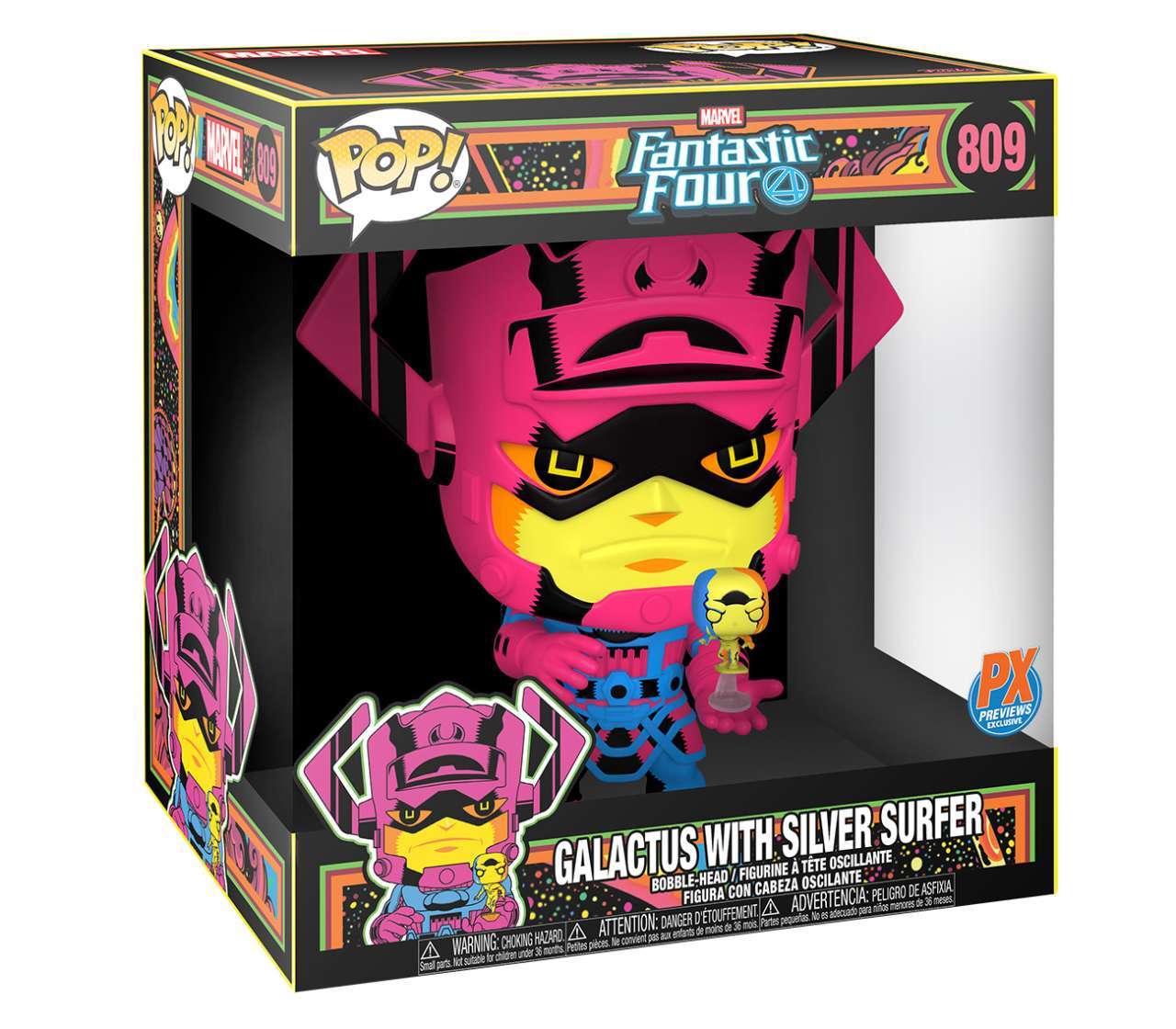 POP! Marvel Fantastic Four Galactus with Silver Surfer Bobble-Head #809