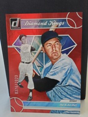2023 Panini Donruss #17 Al Kaline Red 0376/2023 Diamond Kings Detroit