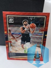 2020-21 Panini Donruss Optic Red Wave Prizm Jamal Murray #6 Denver Nuggets