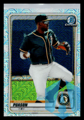 2020 Bowman Chrome Mojo Robert Puason #BCP-173 Oakland Athletics