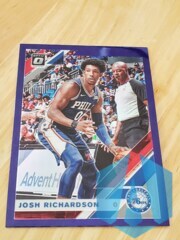 2019-20 Panini Donruss Optic Purple Prizm #65 Josh Richardson