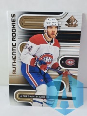 2022-23 SP Game Used Gold Rookie 029/118 Jordan Harris #164 Montreal Canadiens