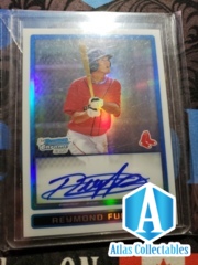 2009 Bowman Draft Prospects Chrome Refractor /500 Reymond Fuentes #BDPP83 Auto