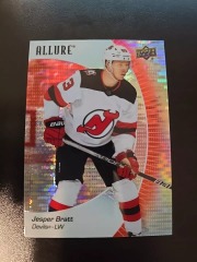 Jesper Bratt Upper Deck Allure 2023-2024 Red Rainbow 60