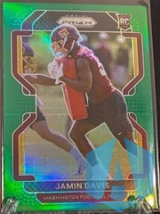 2021 Panini Prizm Rookie #383 Jamin Davis Green Prizm RC Washington