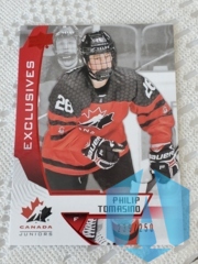 2019 Upper Deck Team Canada Juniors Exclusives 239/250 Philip Tomasino #74