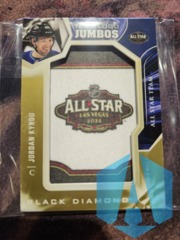 Jordan Kyrou 2022-23 Upper Deck Black Diamond Team Logo Jumbos All Star Patch