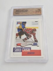 2004 OMR Sidney Crosby Rookie Card Future Star SPA 10 GEM MINT 15881