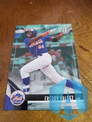 Freddy Valdez 2021 Bowman Platinum Aqua Ice Foilboard 144/250 #TOP-64 New York Mets