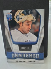 2009-10 Upper Deck Be a Player Unmasked 335/499 Roberto Luongo #GU18