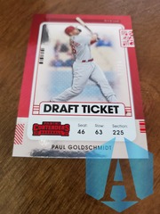 2021 Panini Contenders Draft Ticket Red 52/99 Paul Goldschmidt #54