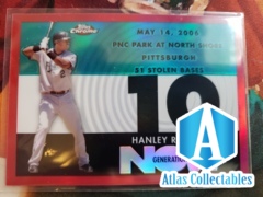2007 Topps Chrome Generation Now RED Refractor /99 Hanley Ramirez #GN308