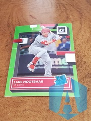 2022 Donruss Optic Rated Rookie Lars Nootbaar #68 Lime Green Prizm