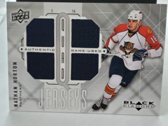 2009-10 Upper Deck Black Diamond Quad Jerseys #QJ-NH Nathan Horton Panthers