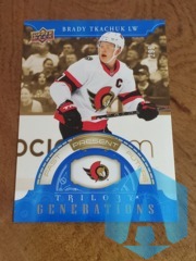 2022-23 UD Trilogy Generations Present #TG-1B Brady Tkachuk 200/299 Senators
