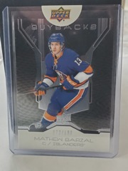 2019-20 Upper Deck Buybacks #1 Mathew Barzal 072/199 New York Islanders