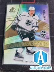 2020-21 SP GAME USED ROOKIE /299 MIKEY ANDERSON Gold