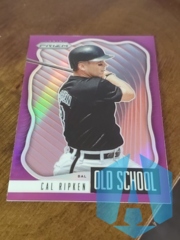 2021 Panini Prizm Cal Ripken #OS-6 Old School Purple Prizm